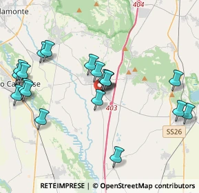 Mappa Vicolo Sansoè, 10090 San Giusto Canavese TO, Italia (4.232)