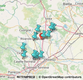 Mappa Vicolo Sansoè, 10090 San Giusto Canavese TO, Italia (11.37083)