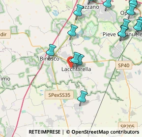 Mappa Via delle Coste, 20084 Lacchiarella MI, Italia (6.3485)