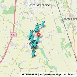 Mappa Via Zambonina, 37068 Vigasio VR, Italia (1.22188)