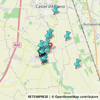 Mappa Via Zambonina, 37068 Vigasio VR, Italia (1.2155)