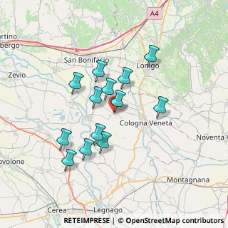Mappa Piazza Guglielmo Marconi, 37040 Veronella VR, Italia (6.07462)