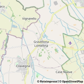 Mappa Gravellona Lomellina