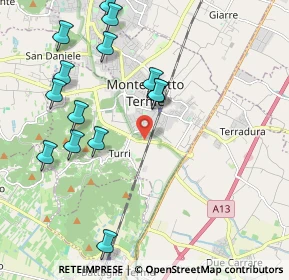 Mappa SS 250, 35036 Montegrotto Terme PD (2.28571)