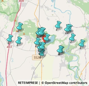 Mappa Via Lago, 10010 Candia Canavese TO, Italia (3.0455)