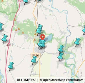 Mappa Via Lago, 10010 Candia Canavese TO, Italia (5.6605)