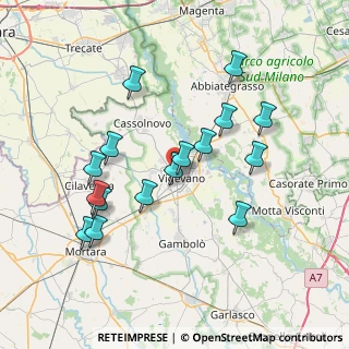 Mappa Via Alfonso D'Avalos, 27029 Vigevano PV, Italia (7.22)