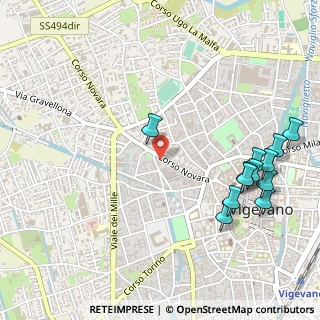 Mappa Via Alfonso D'Avalos, 27029 Vigevano PV, Italia (0.63417)