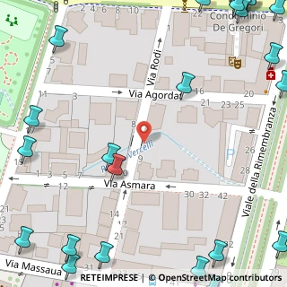 Mappa Via Asmara, 13100 Vercelli VC, Italia (0.13483)