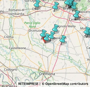 Mappa Via Italo Nicoletto, 25027 Quinzano d'Oglio BS, Italia (22.367)