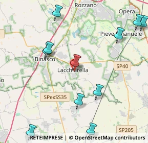 Mappa Via Gian Battista Vico, 20084 Lacchiarella MI, Italia (5.22273)