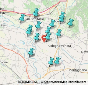 Mappa Viale del Lavoro, 37040 Veronella VR, Italia (6.70526)