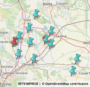 Mappa STRADA PROVINCIALE 593 km 12+706 STRADA STATALE PER BORGO D'ALE KM 2, 13040 Moncrivello VC, Italia (16.35308)