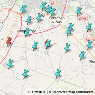 Mappa Via Giacomo Leopardi, 35020 Casalserugo PD, Italia (5.638)