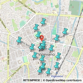 Mappa Corso Cavour, 27029 Vigevano PV, Italia (0.5)