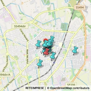 Mappa Corso Cavour, 27029 Vigevano PV, Italia (0.43944)