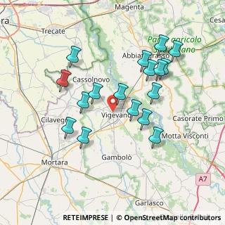 Mappa Valle San Martino, 27029 Vigevano PV, Italia (7.04882)