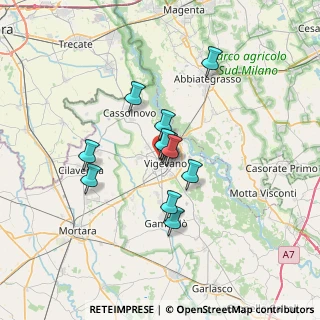 Mappa Valle San Martino, 27029 Vigevano PV, Italia (4.725)