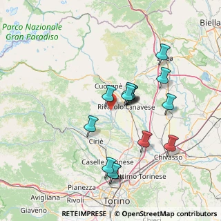 Mappa Via Stefano Bruda, 10080 Busano TO, Italia (13.31267)