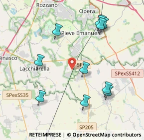 Mappa Via Cascina Nuova, 27020 Lacchiarella MI, Italia (4.38636)