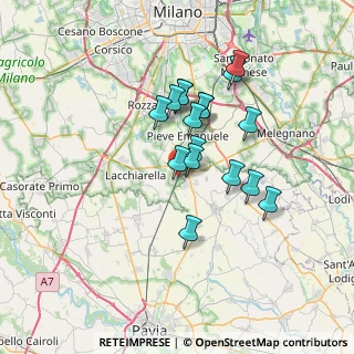 Mappa Via Cascina Nuova, 27020 Lacchiarella MI, Italia (5.66647)