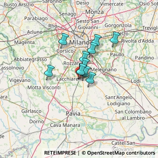 Mappa Via Cascina Nuova, 27020 Lacchiarella MI, Italia (8.12636)
