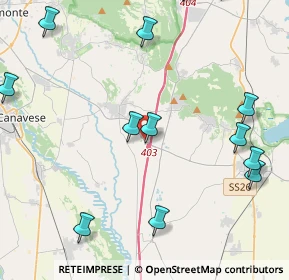 Mappa Str. S. Giorgio Cigliano, 10090 San giusto Canavese TO, Italia (5.81)