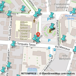 Mappa Piazza Cesare Battisti, 13100 Vercelli VC, Italia (0.1112)