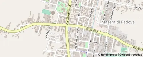 Mappa Maserà di Padova