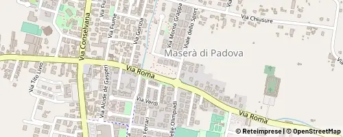 Mappa Maserà di Padova