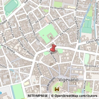 Mappa Via Cesarea, 38, 27029 Vigevano, Pavia (Lombardia)