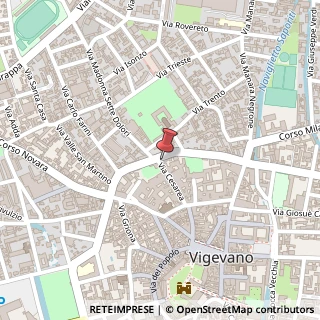 Mappa Corso Cavour, 78, 27029 Vigevano, Pavia (Lombardia)