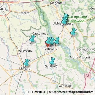 Mappa Via S. Fermo della Battaglia, 27029 Vigevano PV, Italia (7.16818)