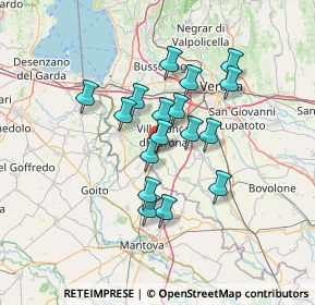 Mappa Via Miniscalchi, 37060 Mozzecane VR, Italia (10.72529)