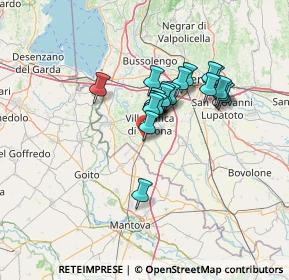 Mappa Via Miniscalchi, 37060 Mozzecane VR, Italia (9.987)