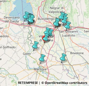 Mappa Via Miniscalchi, 37060 Mozzecane VR, Italia (14.2235)
