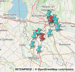 Mappa Via Miniscalchi, 37060 Mozzecane VR, Italia (11.57857)