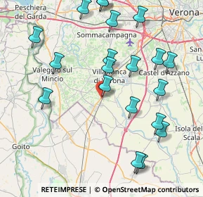 Mappa Via Miniscalchi, 37060 Mozzecane VR, Italia (9.198)