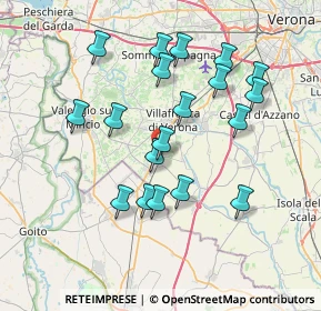 Mappa Via Miniscalchi, 37060 Mozzecane VR, Italia (7.05)