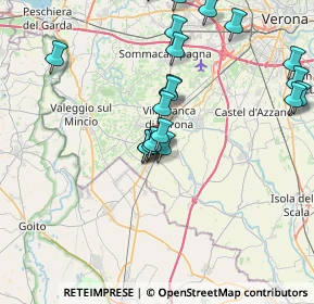Mappa Via Miniscalchi, 37060 Mozzecane VR, Italia (8.111)