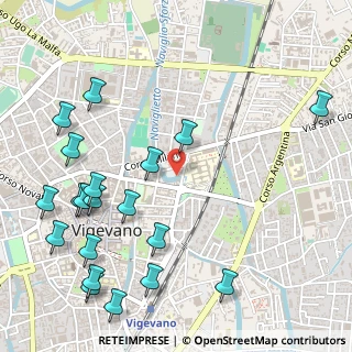 Mappa Via Michelangelo Buonarroti, 27029 Vigevano PV, Italia (0.6895)