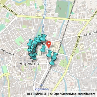 Mappa Via Michelangelo Buonarroti, 27029 Vigevano PV, Italia (0.3495)