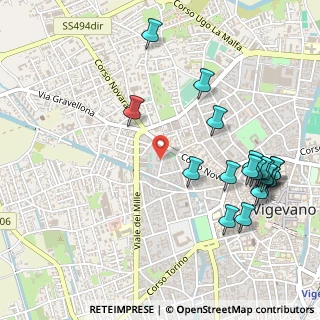 Mappa Via del Convento, 27029 Vigevano PV, Italia (0.6185)