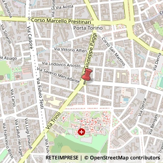 Mappa Via Ostiense, 349, 13100 Vercelli, Vercelli (Piemonte)