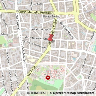 Mappa Via Galileo Ferraris, 4, 13100 Vercelli, Vercelli (Piemonte)