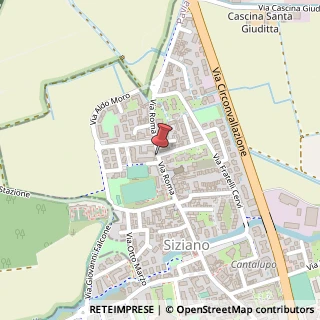 Mappa Via Roma,  79, 27010 Siziano, Pavia (Lombardia)