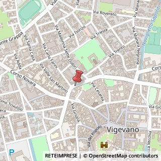 Mappa Corso Cavour Camillo Benso, 102, 27029 Vigevano, Pavia (Lombardia)