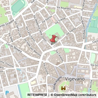 Mappa Via Trento, 43, 27029 Vigevano, Pavia (Lombardia)