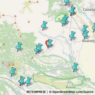 Mappa Via della Libertà, 10070 Levone TO, Italia (6.049)