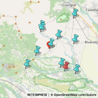 Mappa Via della Libertà, 10070 Levone TO, Italia (3.95364)